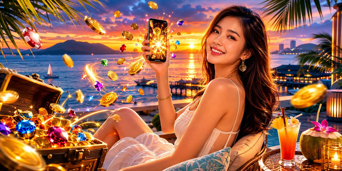 Pengguna Kota Kinabalu bermain kasino baccarat melalui peranti mudah alih