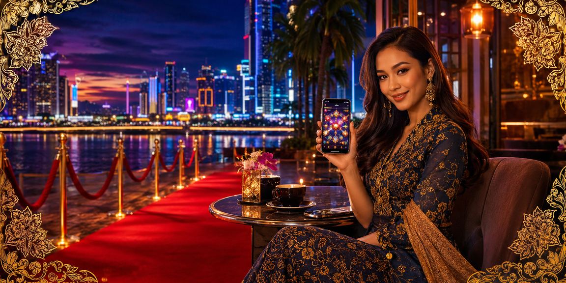 Pengguna VIP Kuala Lumpur mengakses apl kasino berpakaian batik